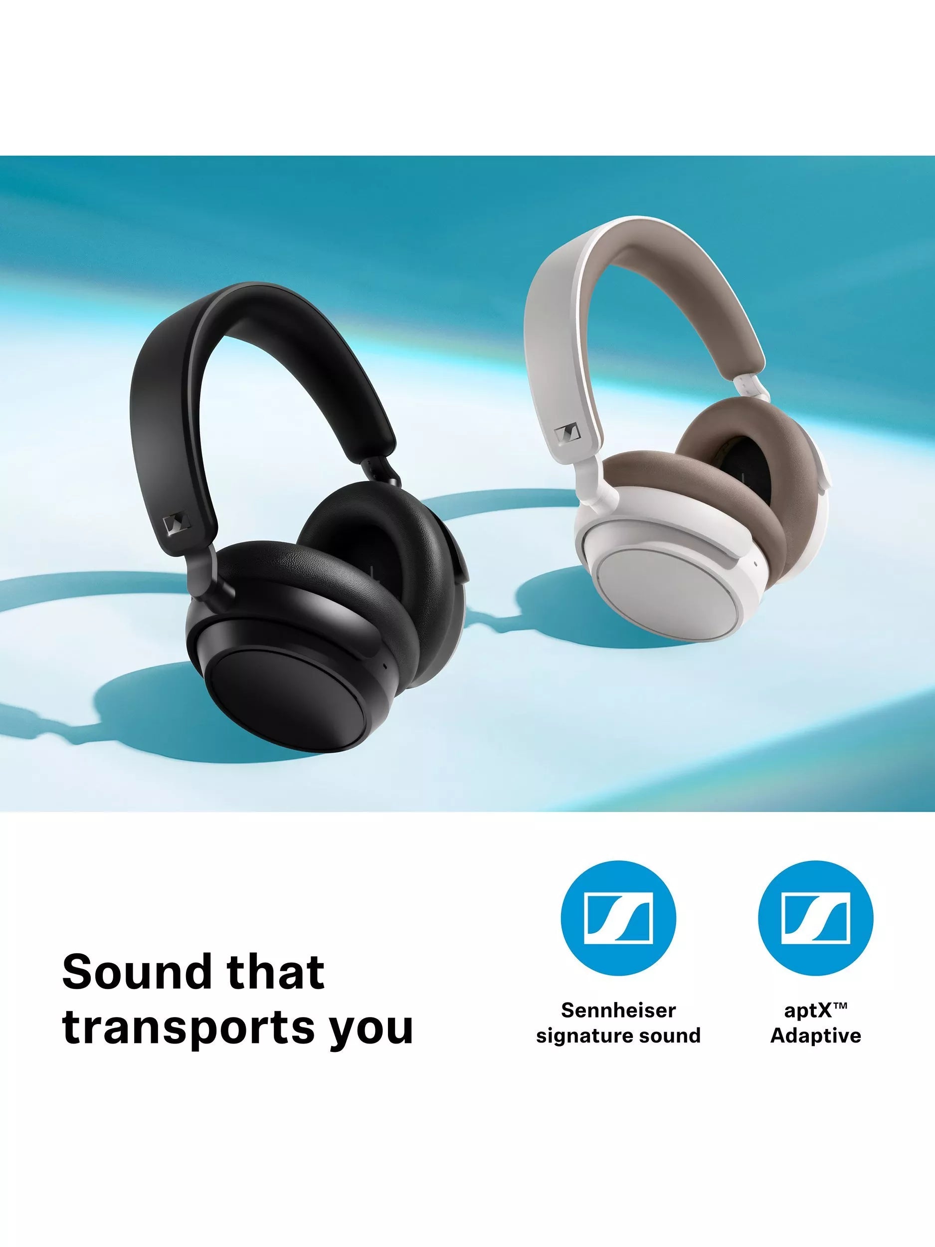 Sennheiser Accentum Plus wireless over-ear headphones with ANC (British brand)