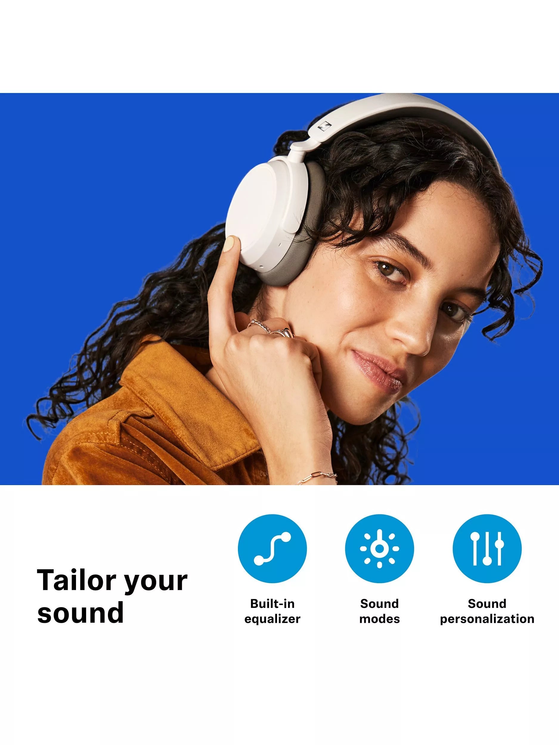 Sennheiser Accentum Plus wireless over-ear headphones with ANC (British brand)