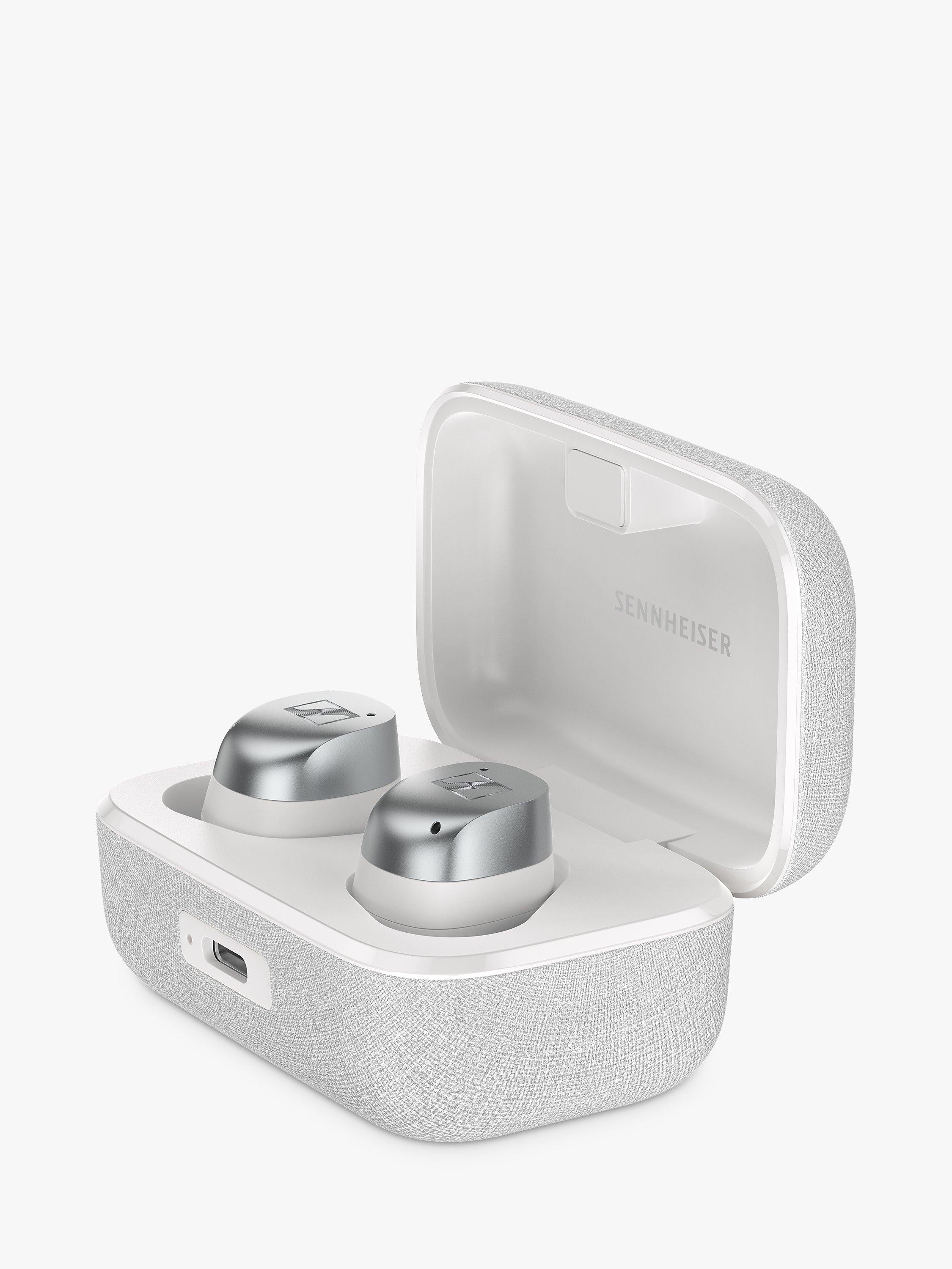 Sennheiser MOMENTUM True Wireless 4 white silver earbuds, UK version