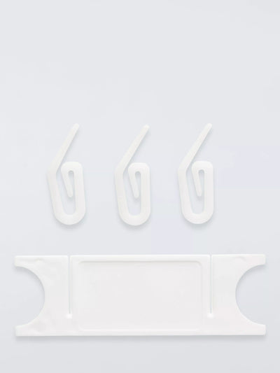 John Lewis John Lewis 2 Cord Tidies and 50 Curtain Hooks Pack- Buy online at McGrocer