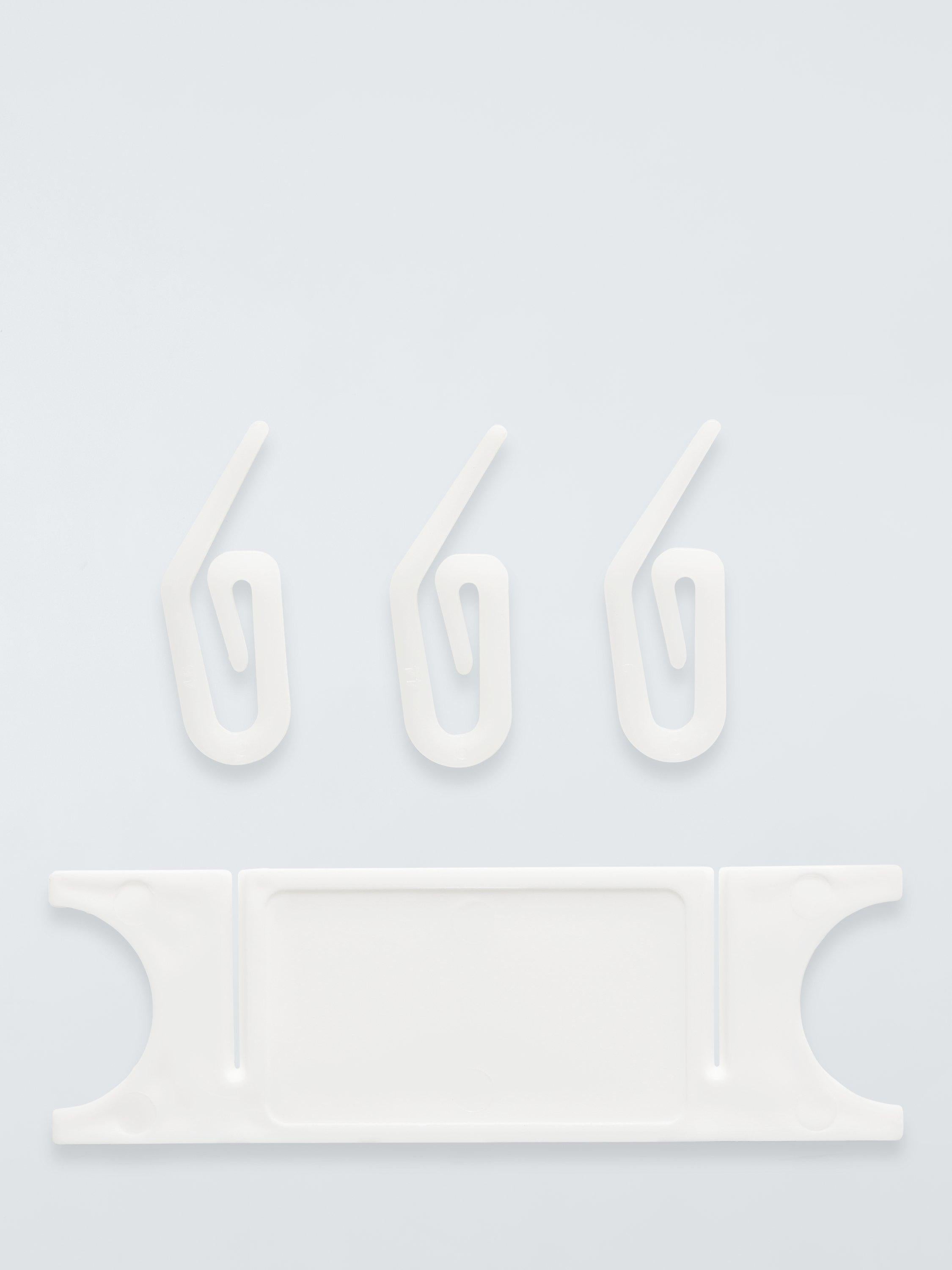 John Lewis pack of 50 curtain hooks and 2 cord tidies, UK version