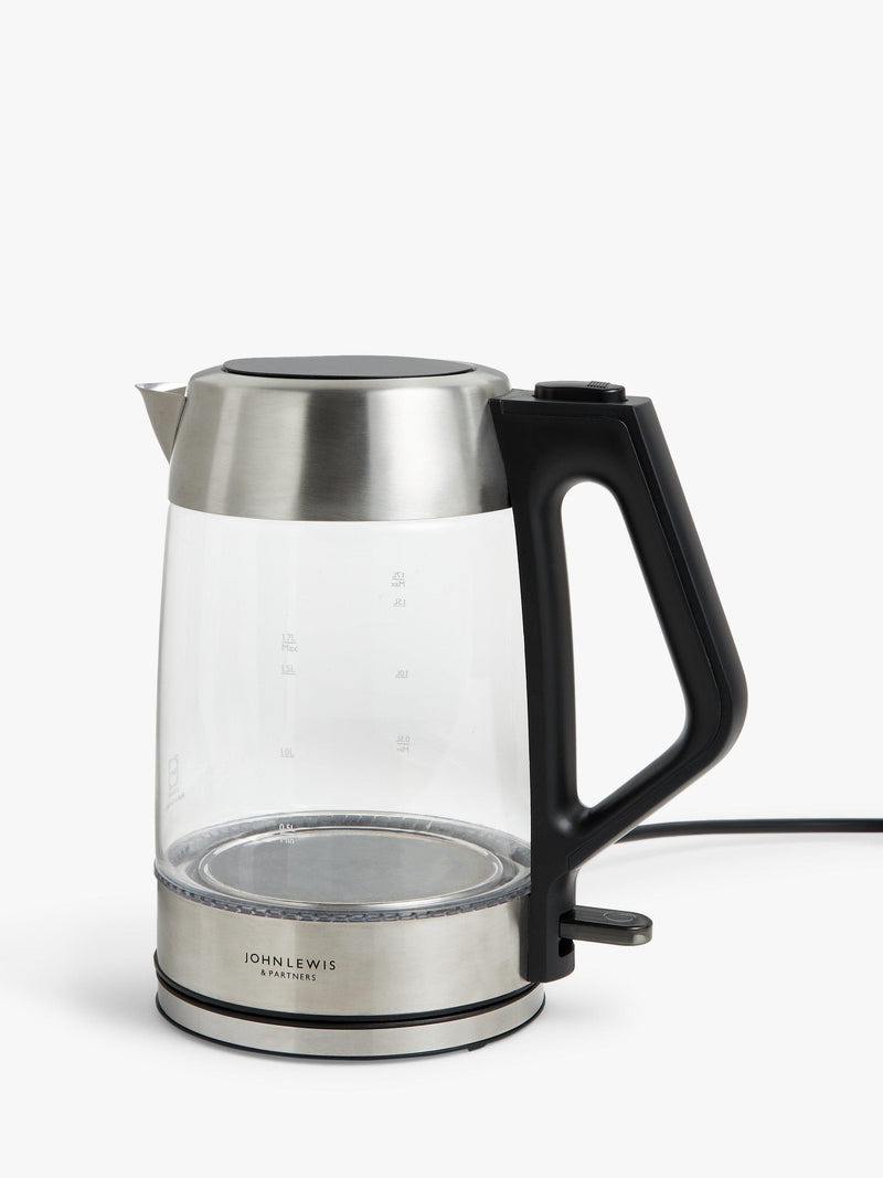 John Lewis glass electric kettle 1.7L, UK version