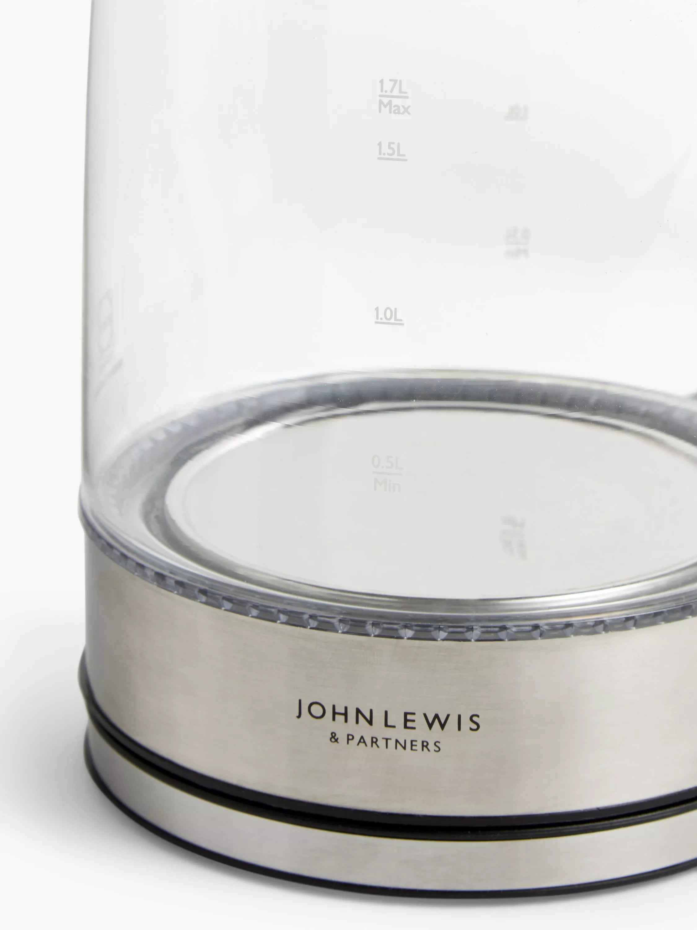 John Lewis glass electric kettle 1.7L, UK version