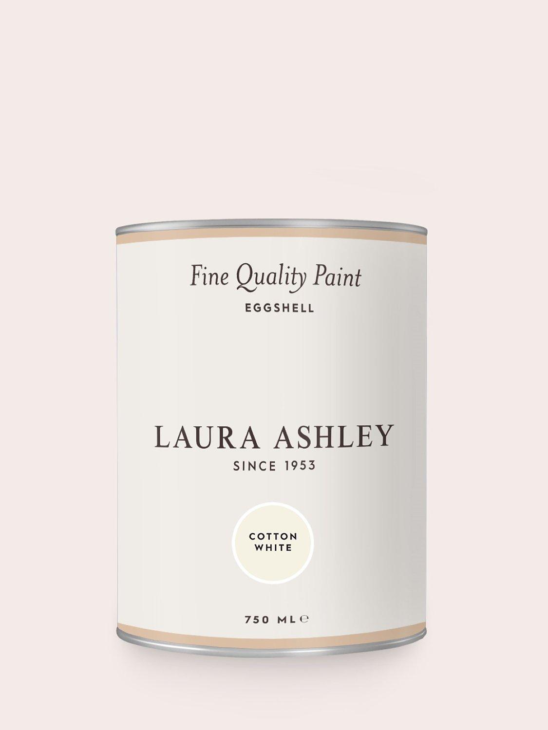 Laura Ashley eggshell emulsion paint white 750ml, UK version