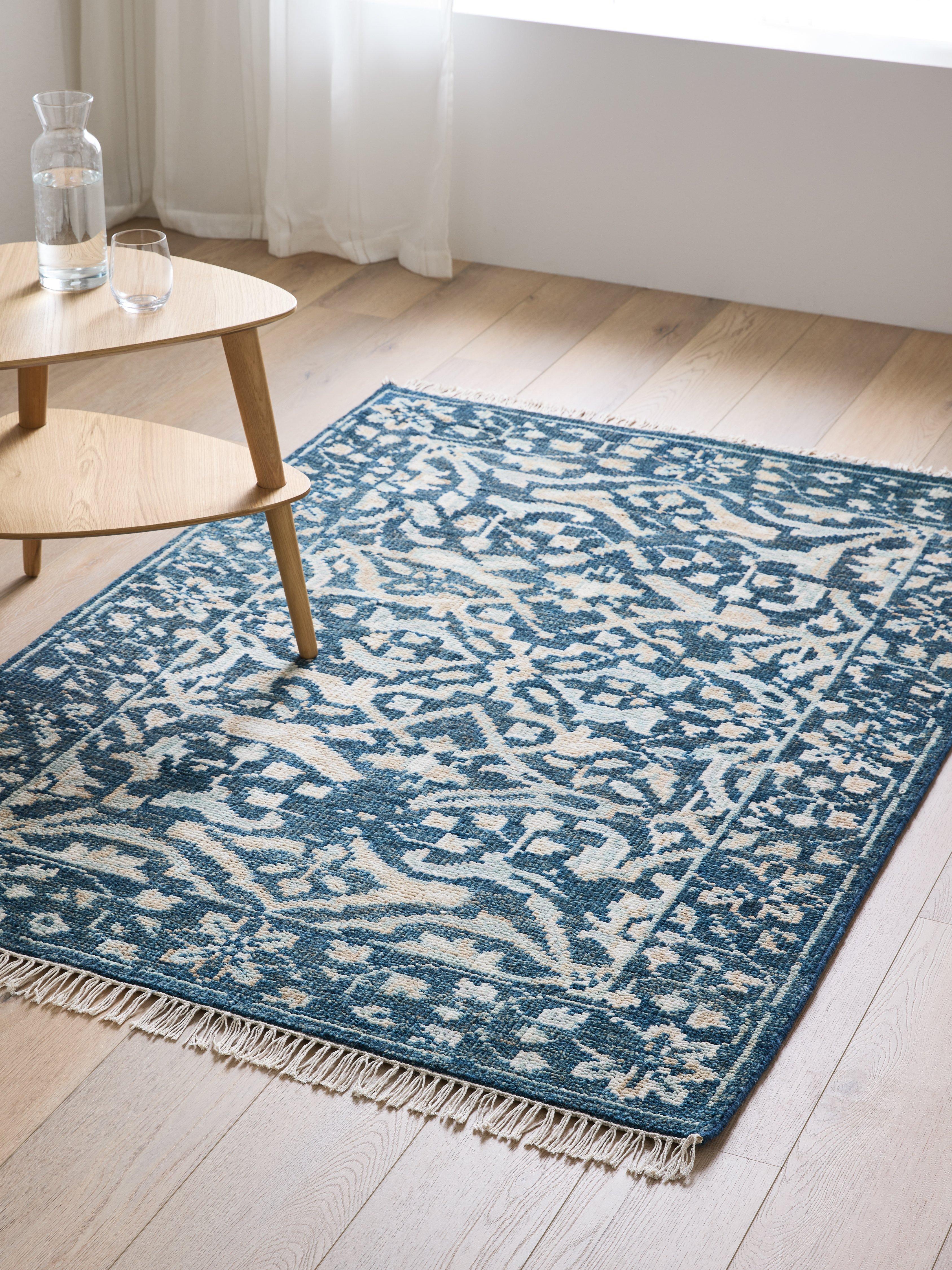 John Lewis Hand Knotted Amrita Ziegler Rug, Blue