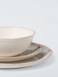 John Lewis Skye stoneware dinnerware set 12 piece off white (British brand)