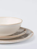 John Lewis Skye stoneware dinnerware set 12 piece off white (British brand)