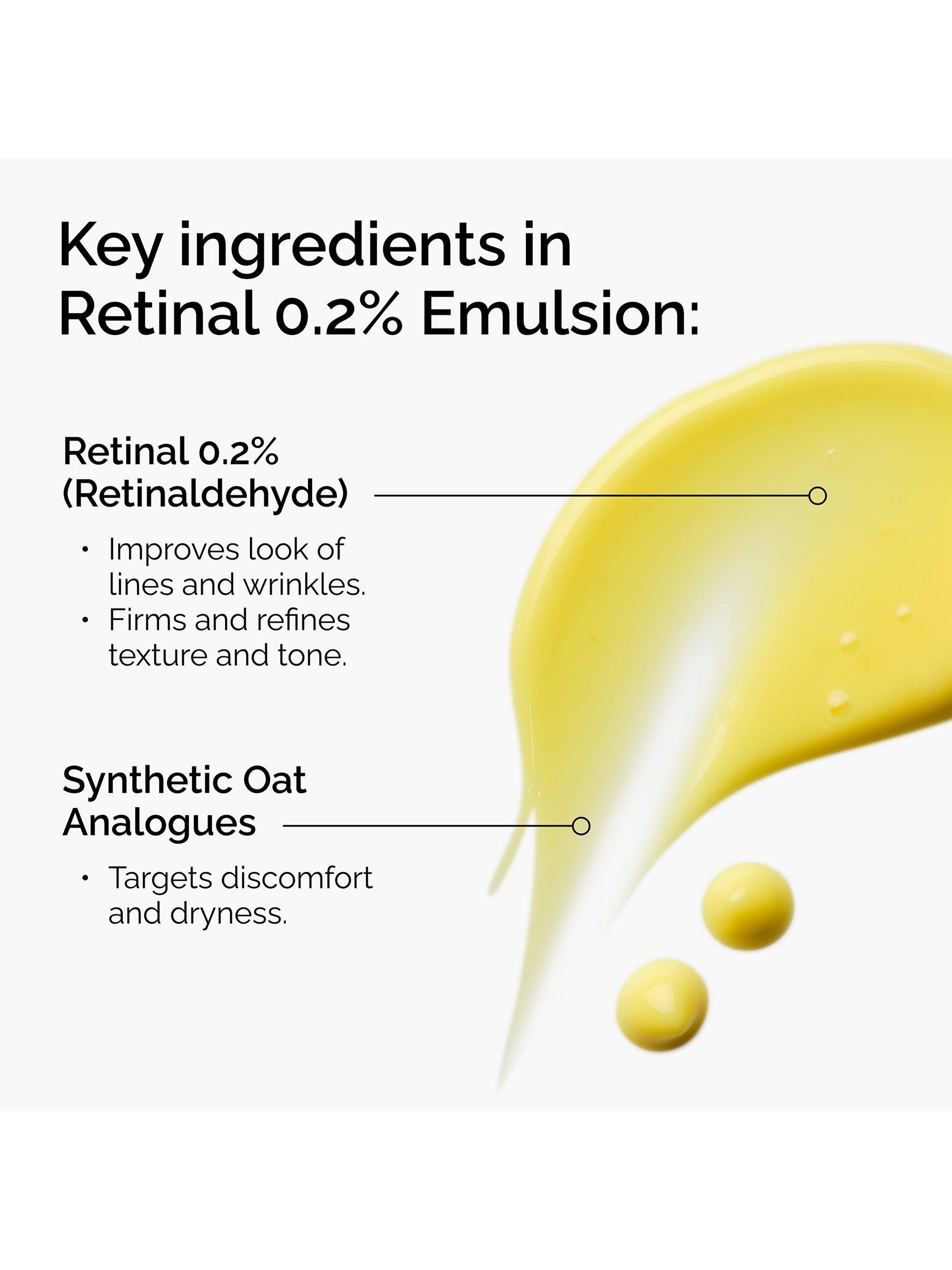 The Ordinary Retinal 0,2% Emulsion Serum 15ml, importiert aus dem Vereinigten Königreich