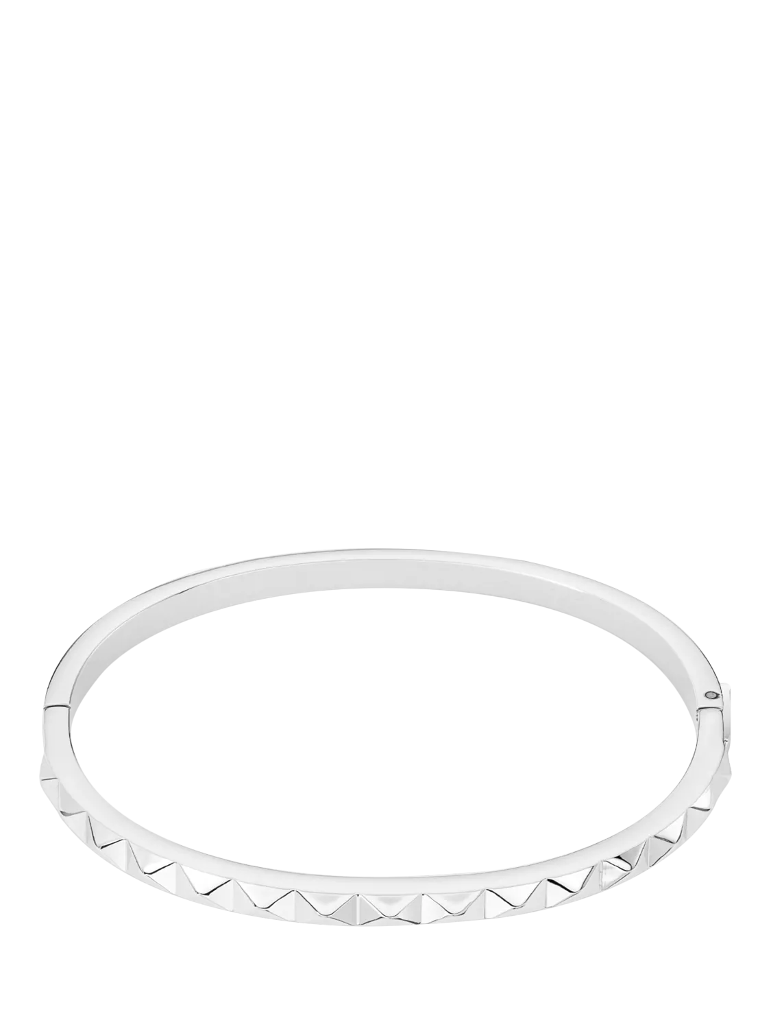 COEUR DE LION Armreif mit texturierter Klappschließe 17cm