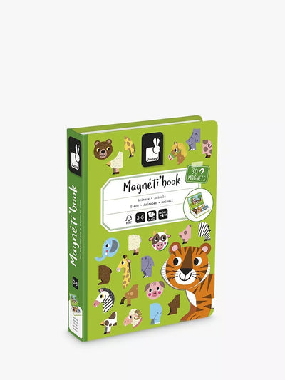 John Lewis Janod Animals Magneti' Book Magnetic Puzzle Book- Buy online at McGrocer