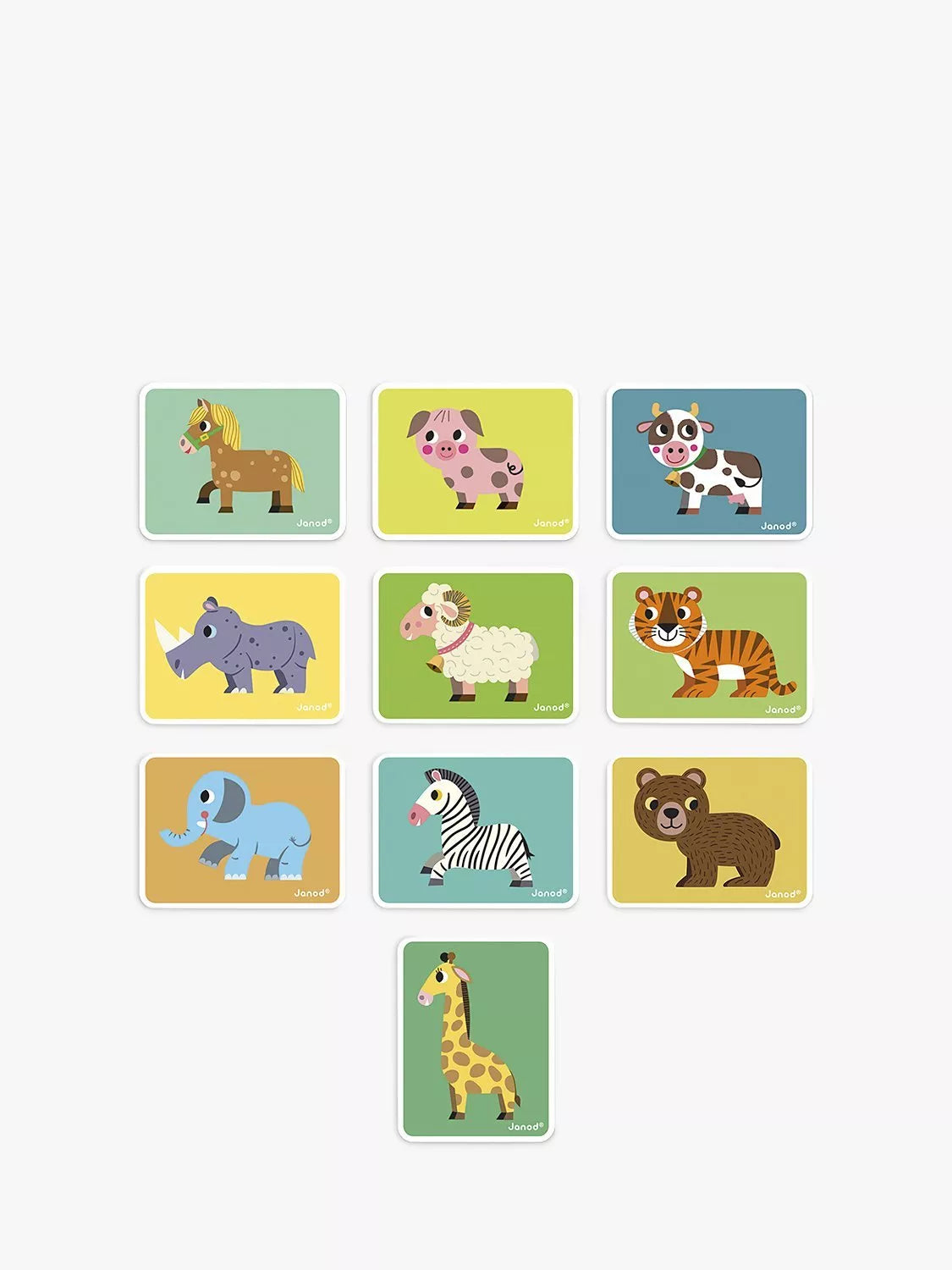 Janod Animals Magneti' Book, UK version