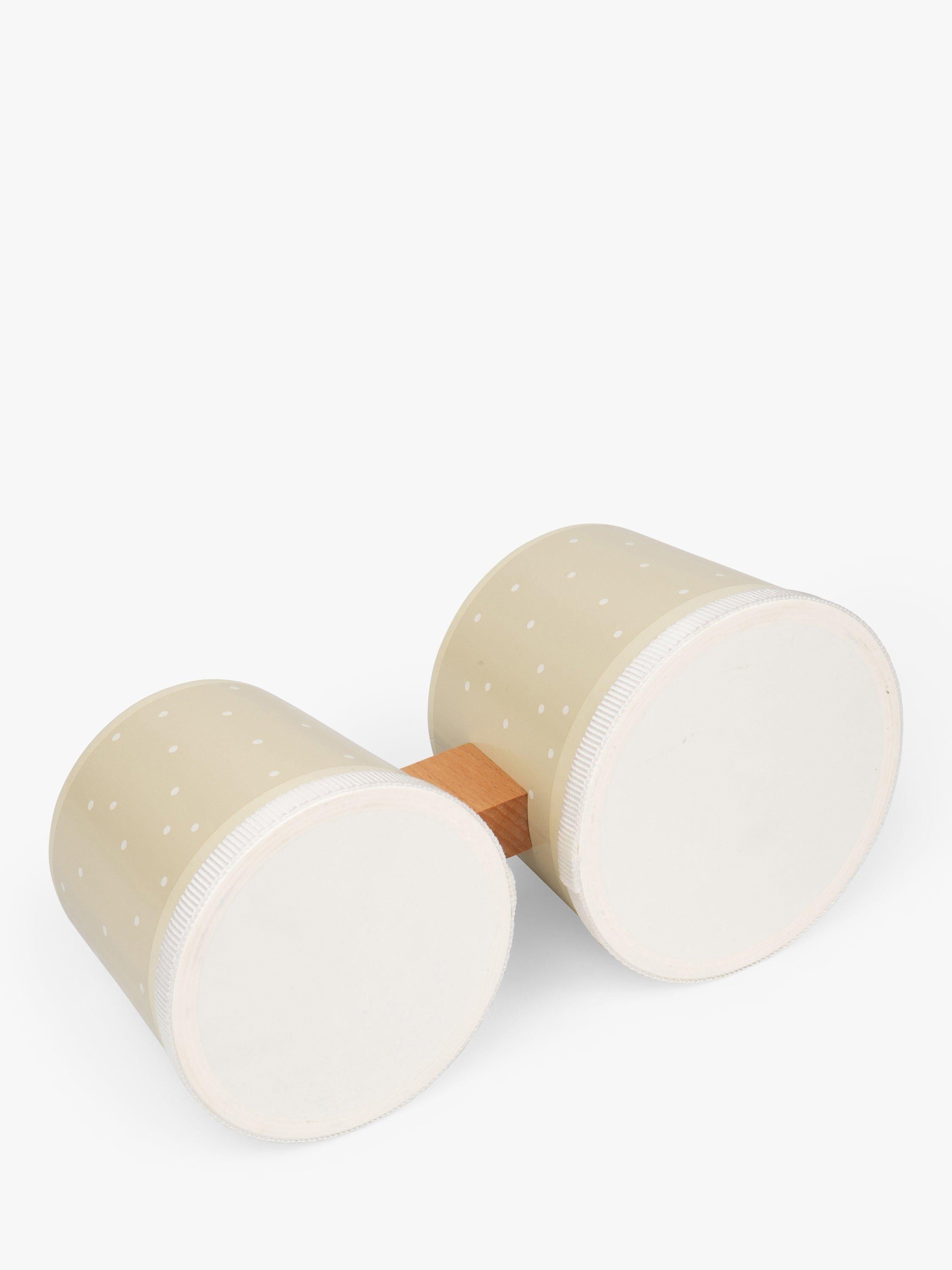 John Lewis toy bongo drums 26cm - British product