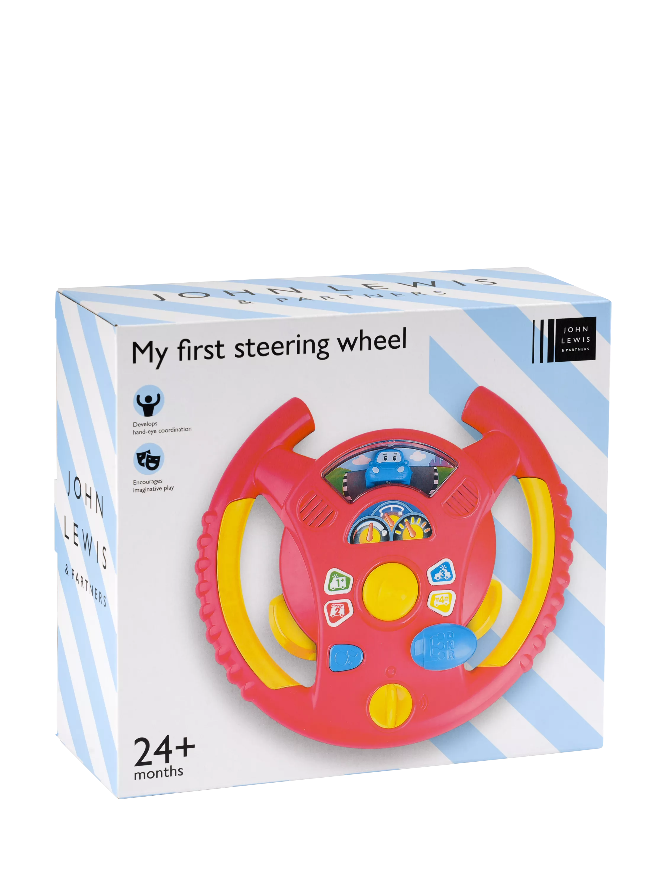 John Lewis steering wheel baby toy with lights and sounds, UK version