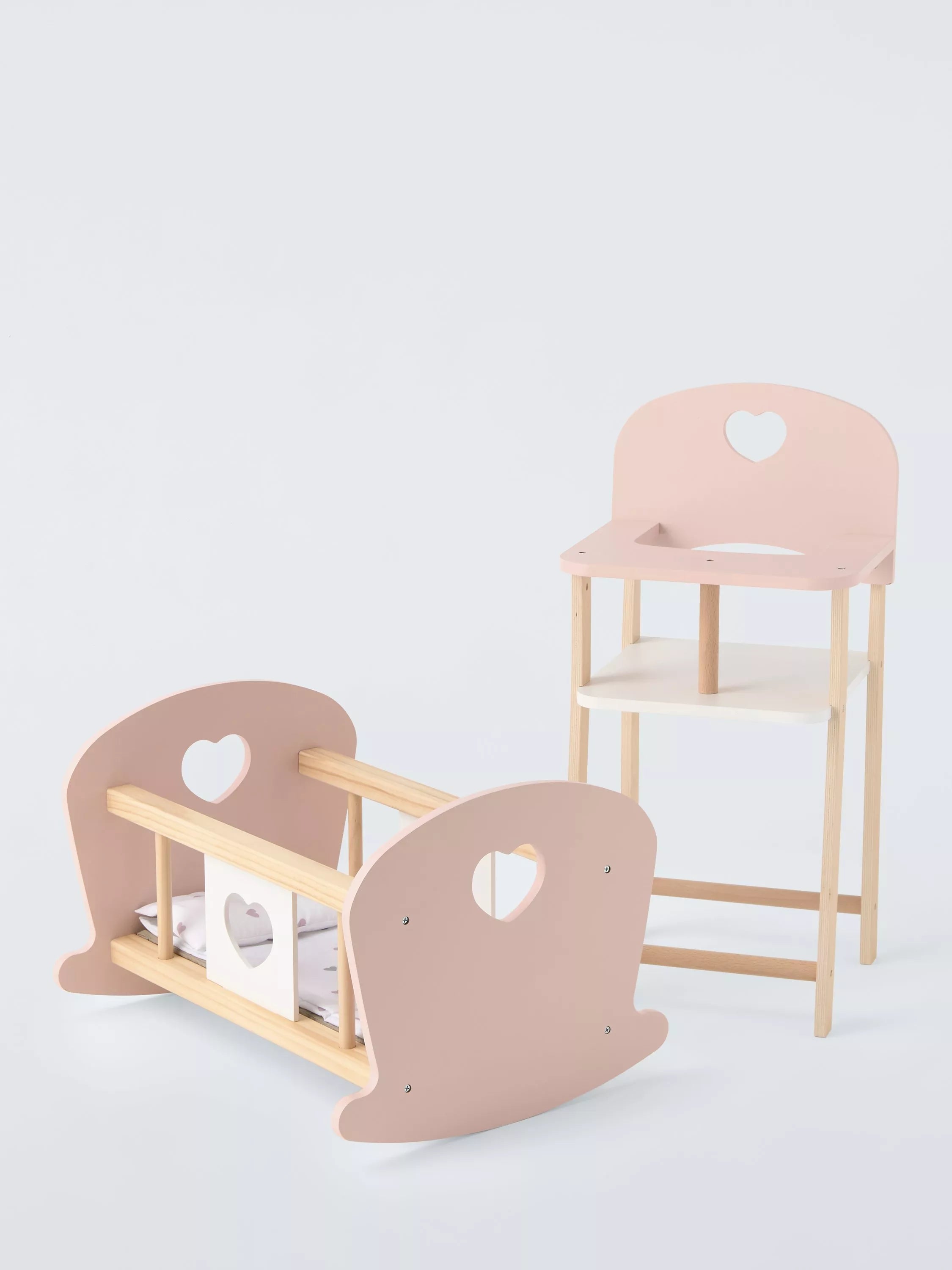 John Lewis wooden dolls' high chair, UK version