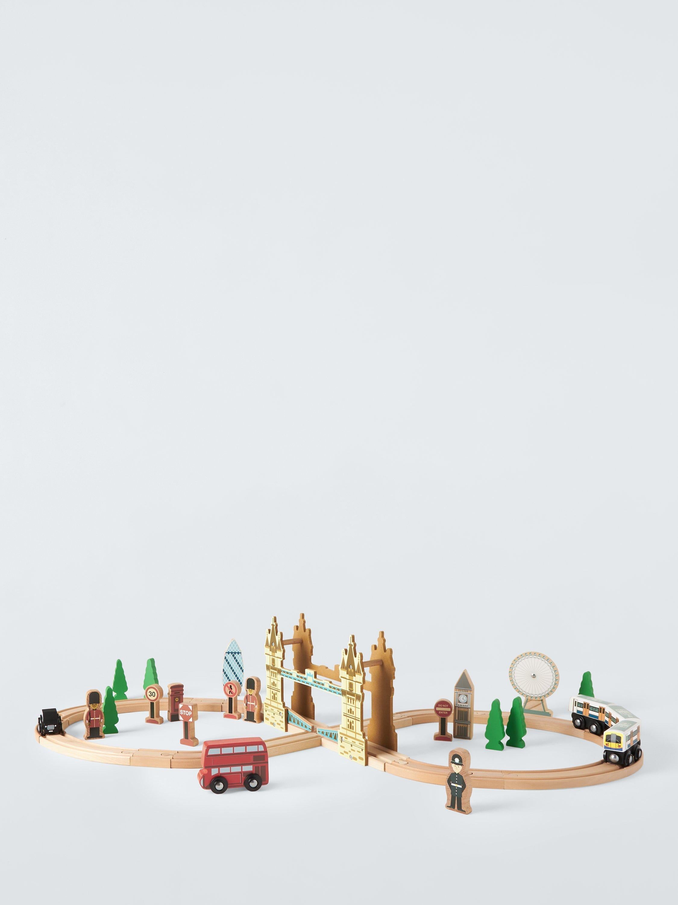 John Lewis London wooden train set, UK version