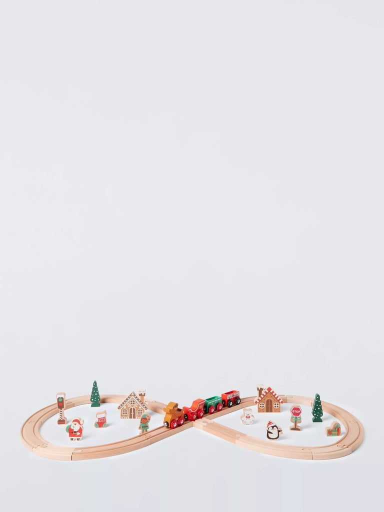 John Lewis Christmas Wooden Train Set