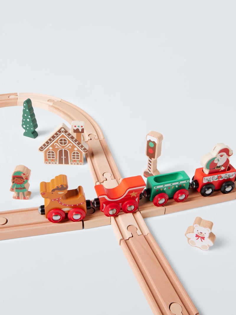 John Lewis Christmas wooden train set, UK version