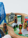 John Lewis wooden train table and track set FSC certified, UK version
