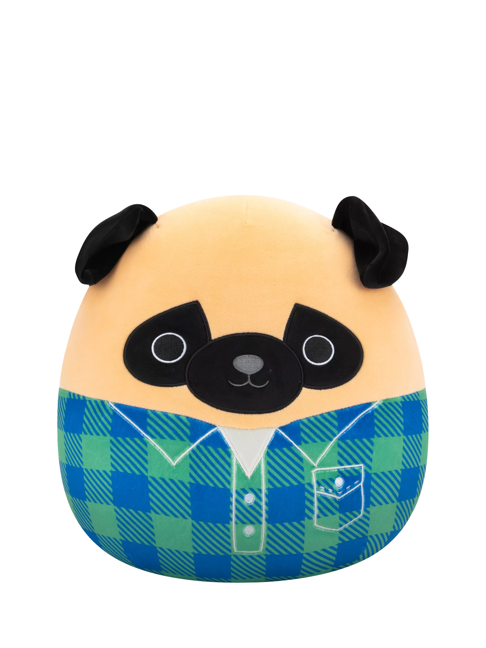 Squishmallows brown pug plush toy 12 inch - British product