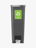 EKO Hana Pedal Bin 45 Litre Capacity Slim Modern Design - British product
