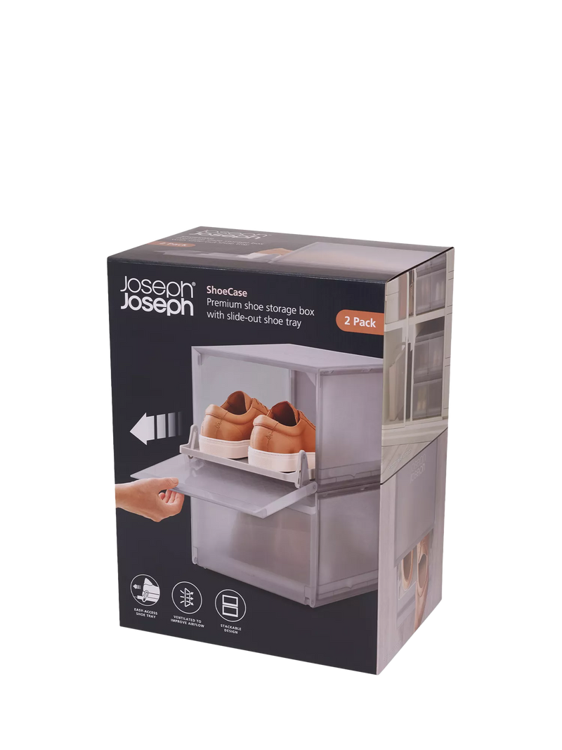 Joseph Joseph ShoeCase grey two-pack - British product