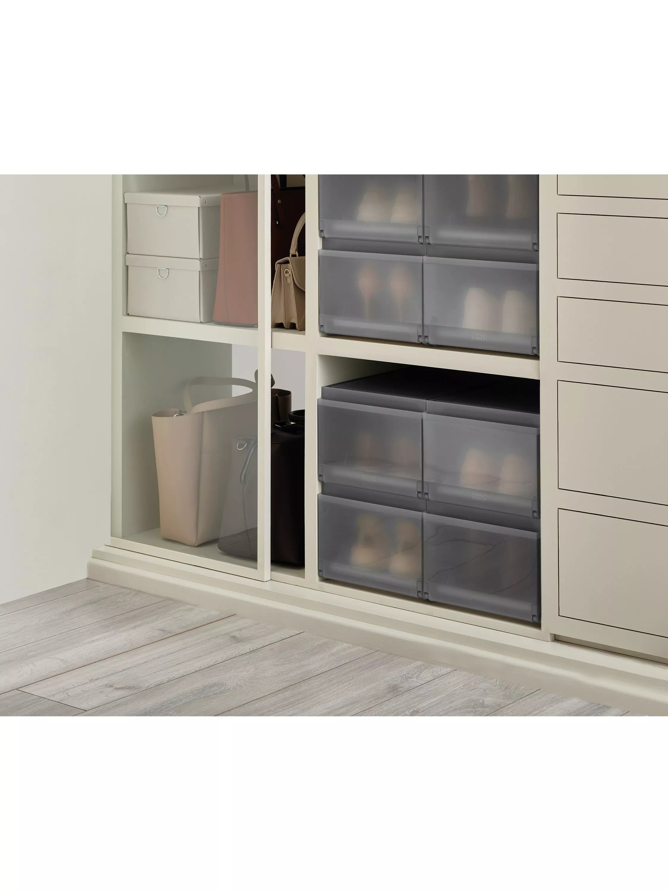 Joseph Joseph ShoeCase grey two-pack - British product