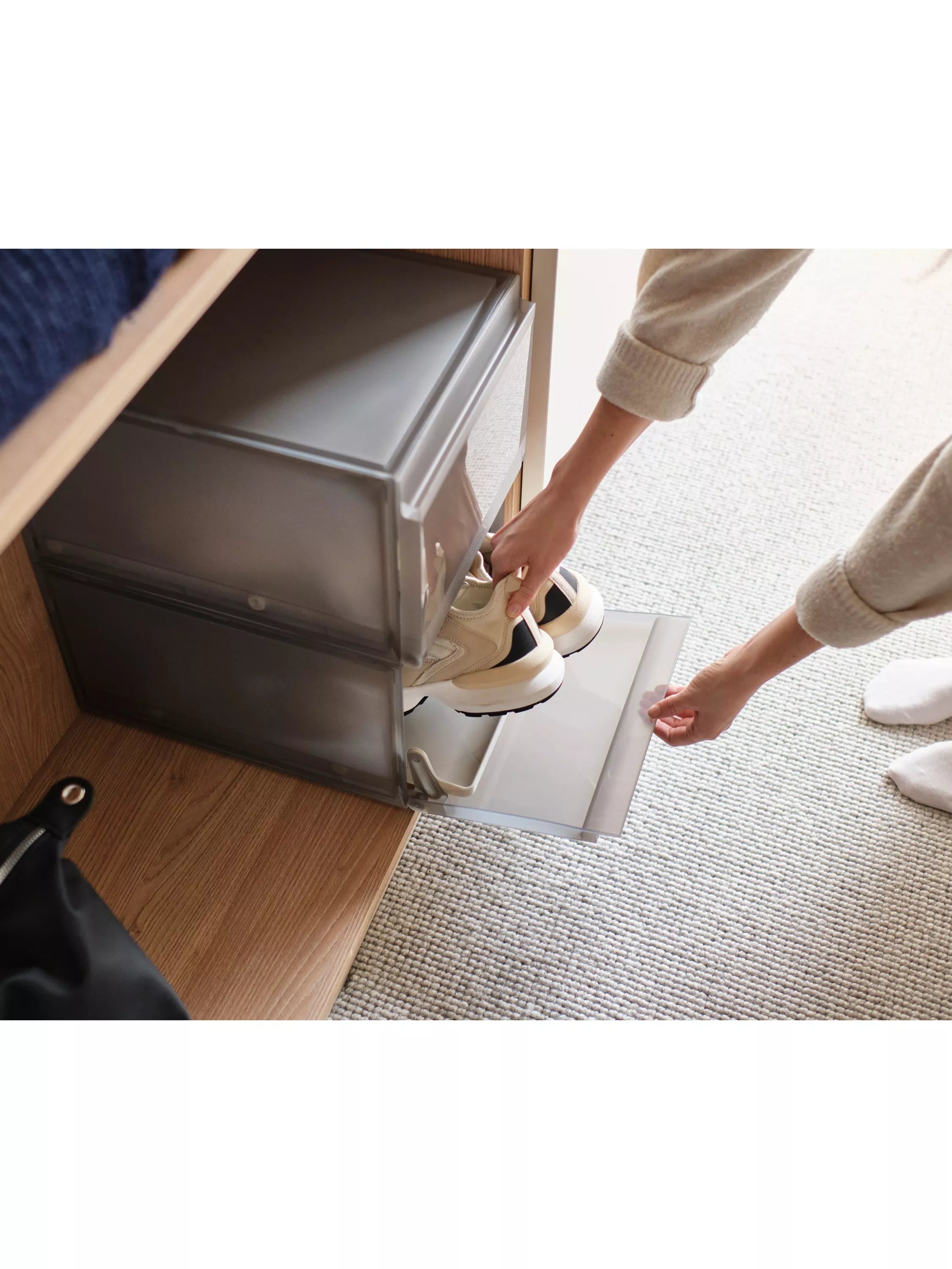 Joseph Joseph ShoeCase grey two-pack - British product