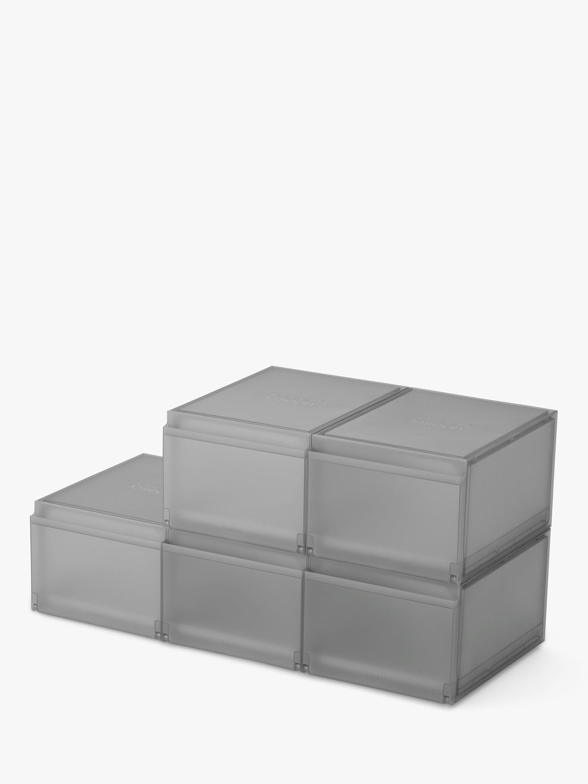 Joseph Joseph shoe case pack of 6 grey, UK version