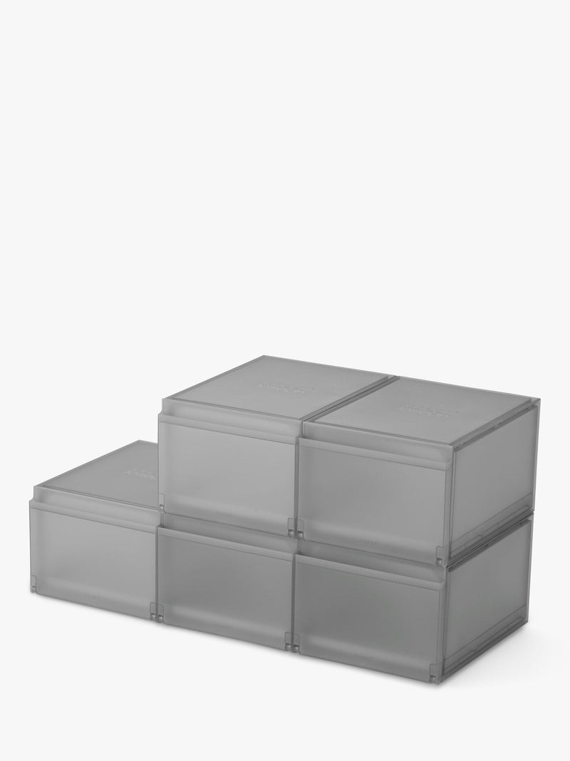 Joseph Joseph shoe case pack of 6 grey, UK version