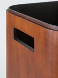 John Lewis FSC-certified acacia wood laundry hamper, imported from the UK