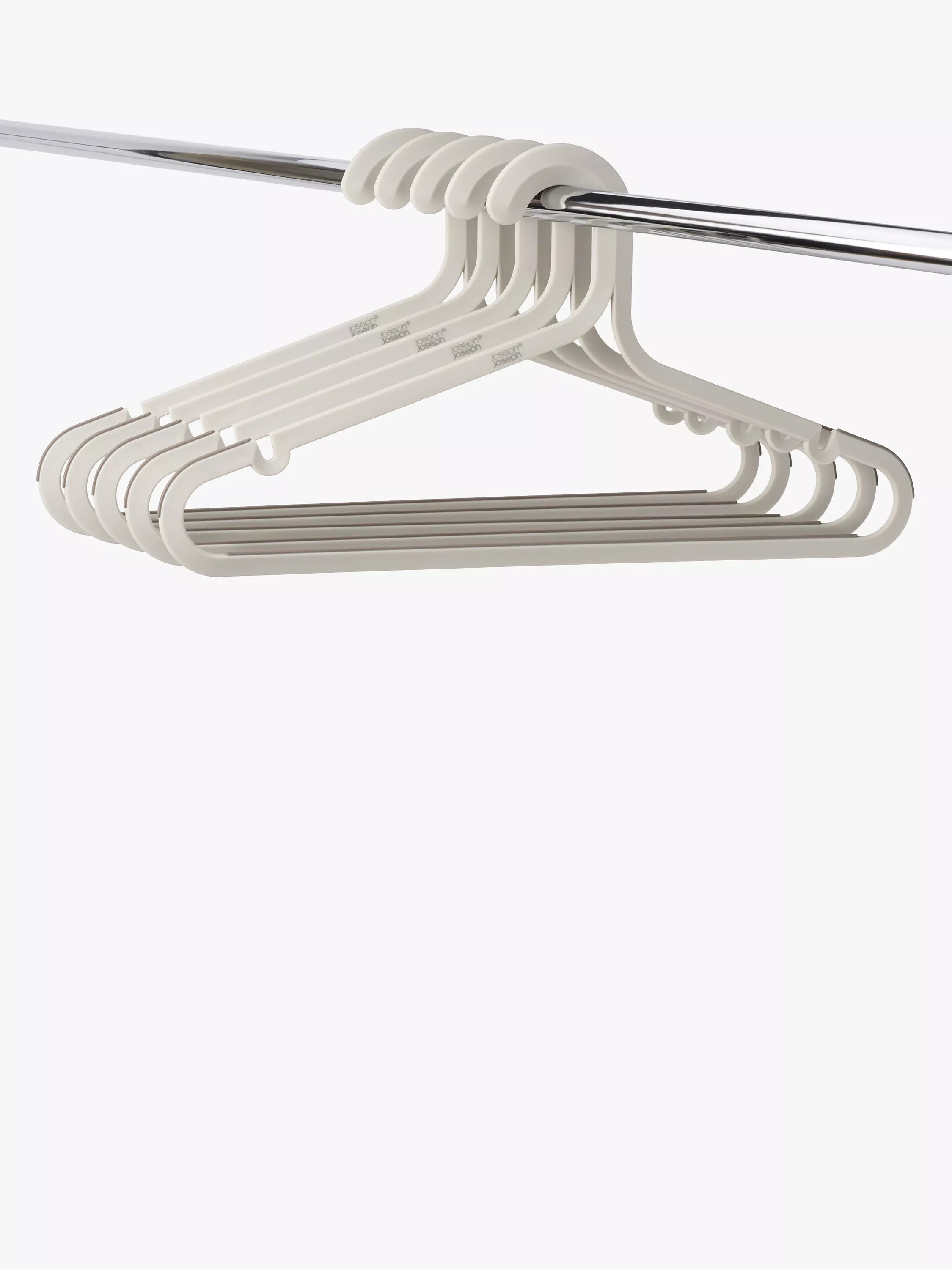 Joseph Joseph anti tangle hangers set of 5 ecru, imported from the UK