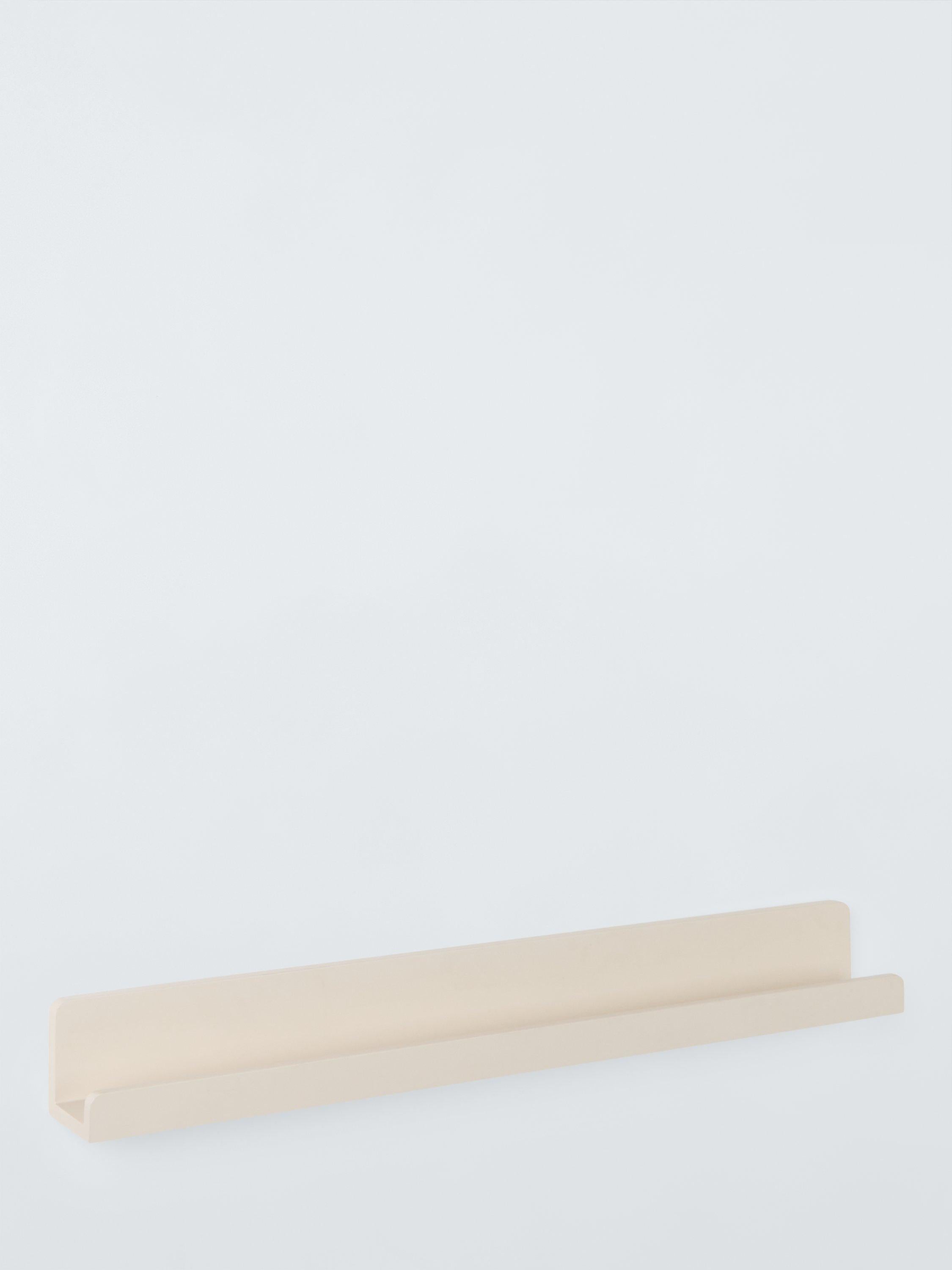 John Lewis Matt Lacquer floating shelf 91cm Greige, UK version