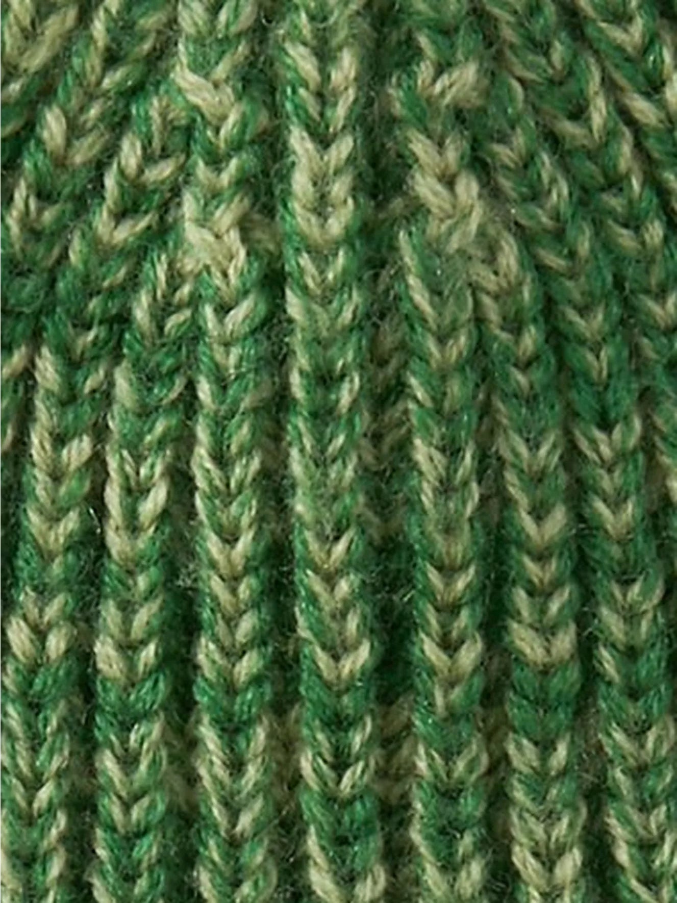 John Lewis ANYDAY Twist Beanie - Green Twist