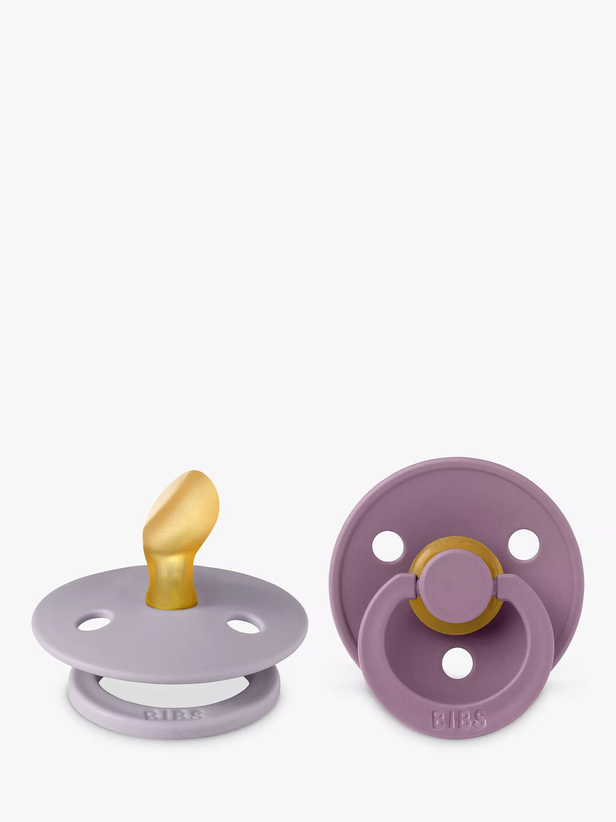 BIBS baby soothers Grey/Mauve Size 2 - British product