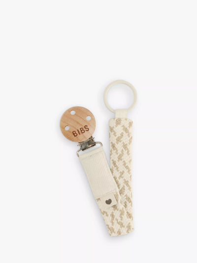 John Lewis BIBS Pacifier Braided Soother Clip Ivory/Vanilla Baby Pacifier Clip- Buy online at McGrocer