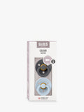 BIBS Colour Round Baby Soothers Size 2 Pack of 2 - British product