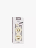 BIBS Colour Try-It Collection Baby Soothers Size 1 Pack of 3 Ivory - British product