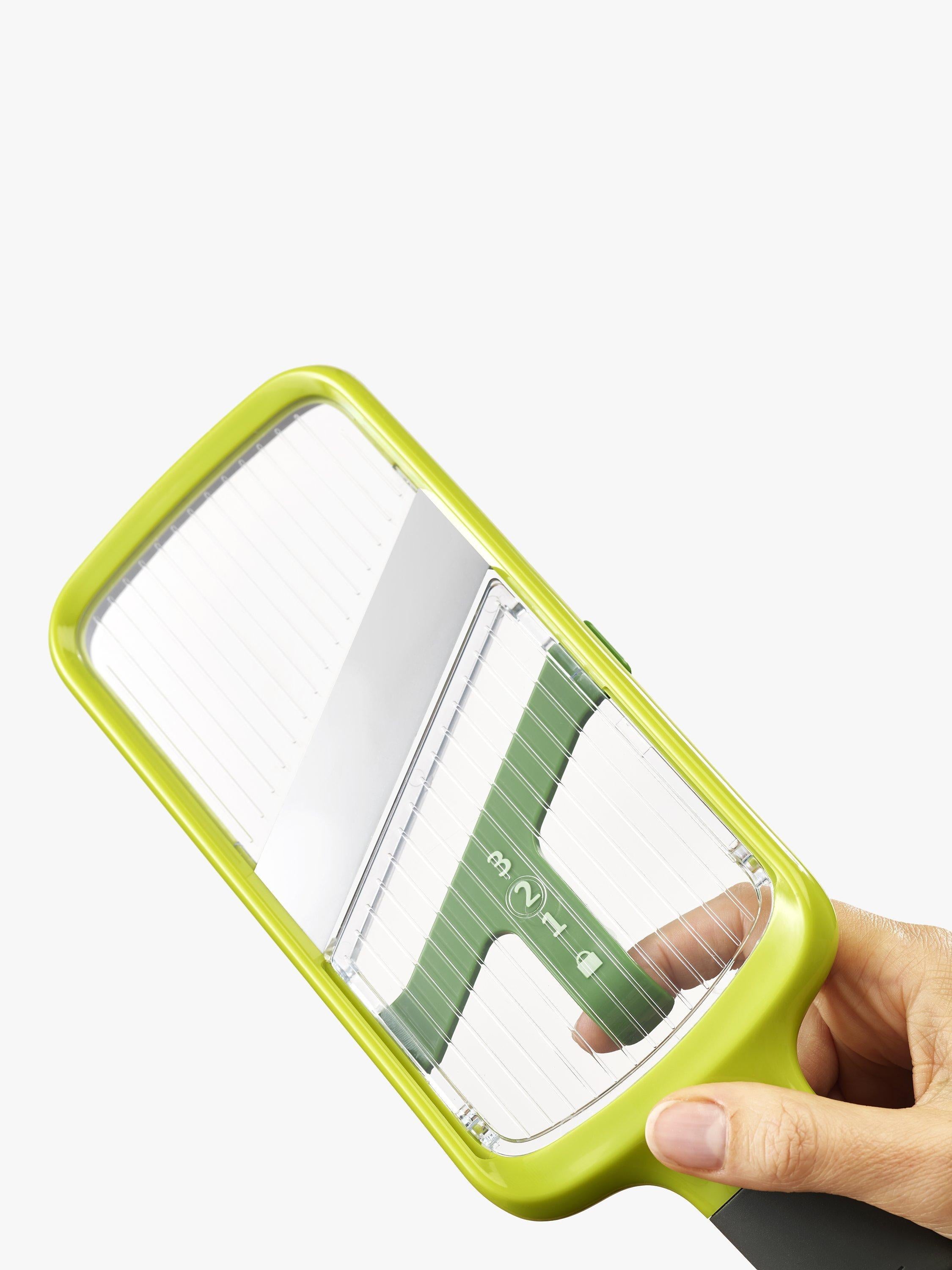 Joseph Joseph Multi-Grip mandoline green, imported from the UK