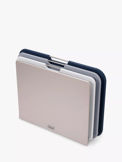John Lewis Joseph Joseph Nest Large Chopping Boards & Storage Stand Set of 3 Grey- Buy online at McGrocer