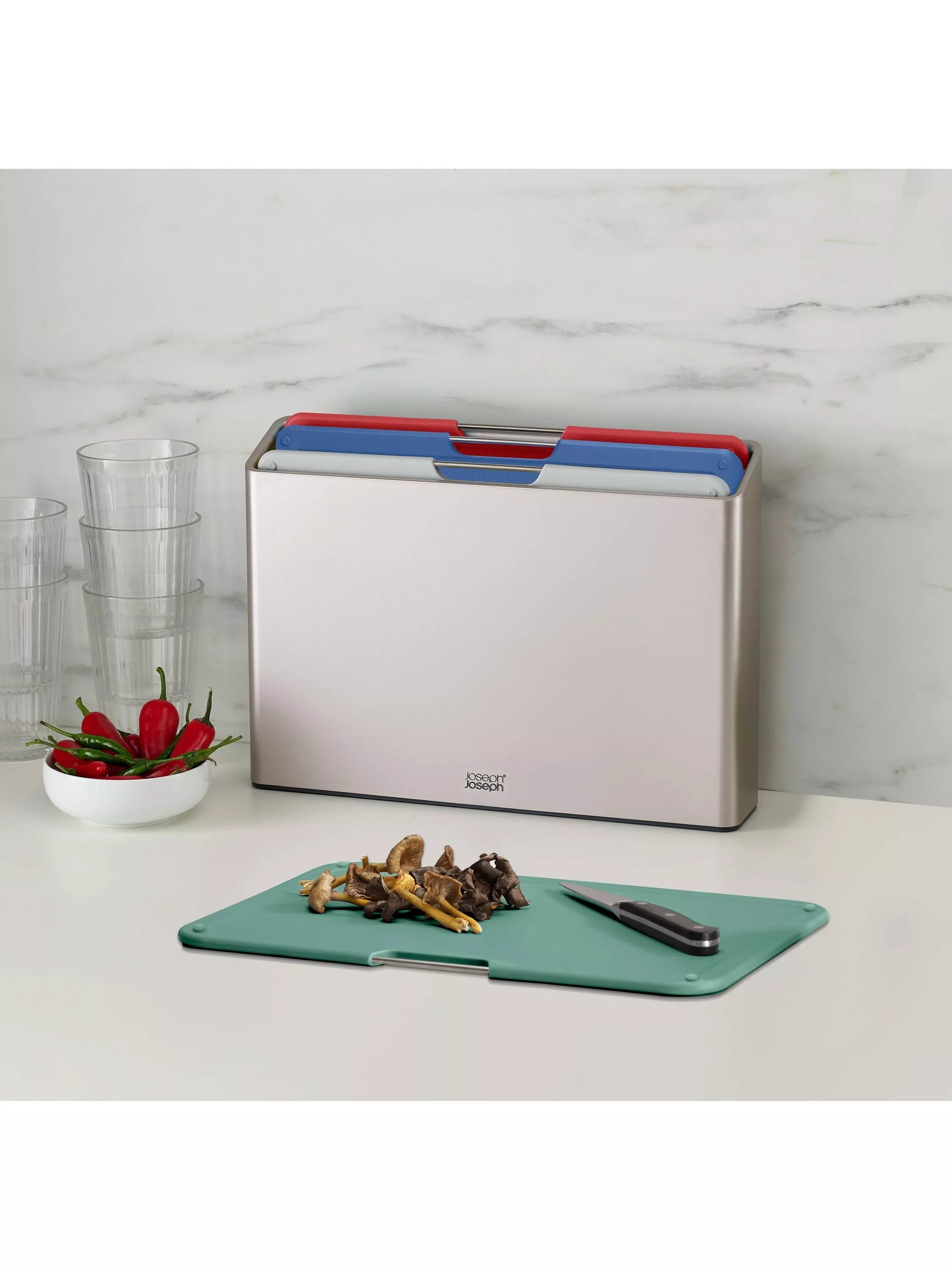 Joseph Joseph Folio chopping board set of 4 (British brand)