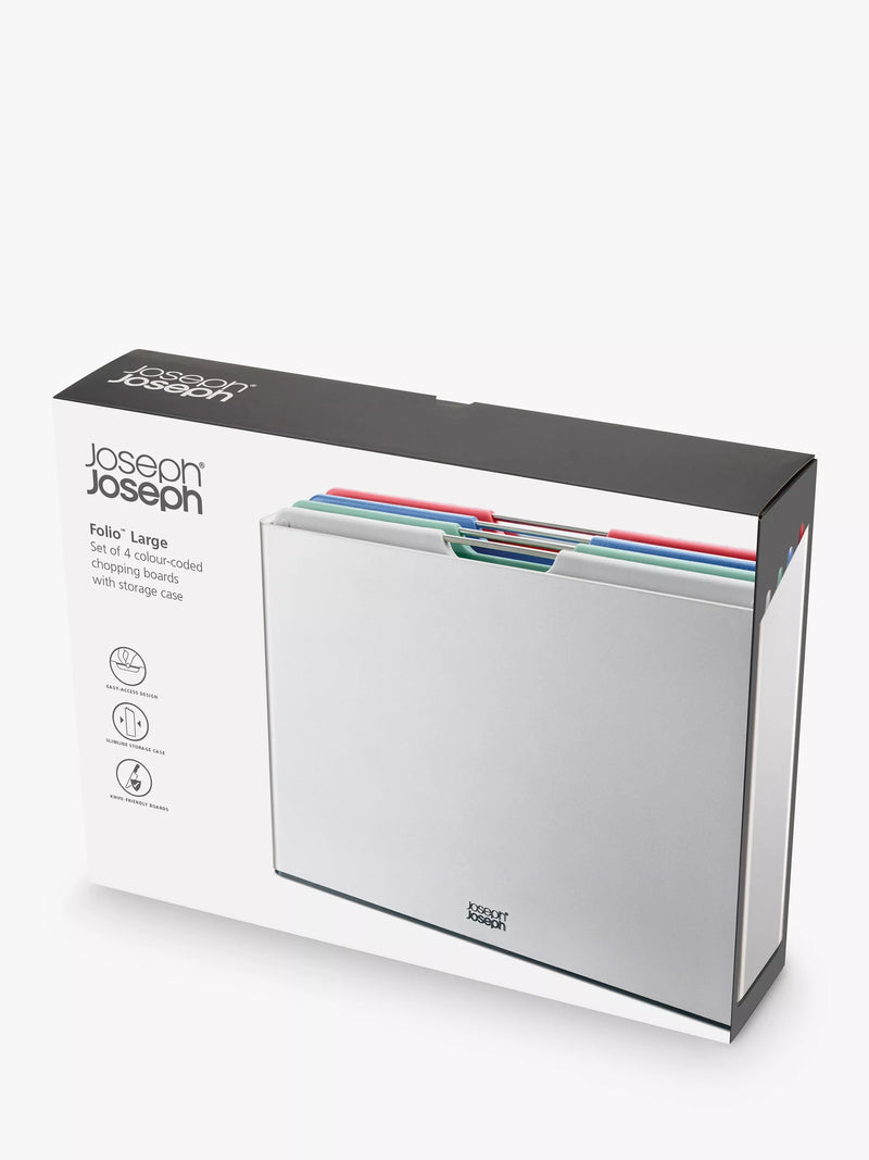 Joseph Joseph Folio chopping board set of 4 (British brand)