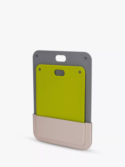 John Lewis Joseph Joseph DoorStore Chopping Board Set, 2 Piece, Grey/Green- Buy online at McGrocer