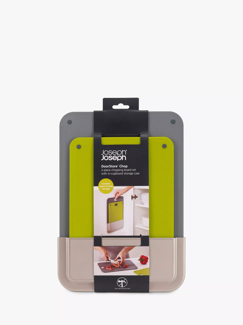 Joseph Joseph chopping board set 2 piece grey green (British brand)