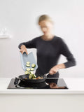 Joseph Joseph small plastic chopping board with foldable sides, set of 2, sky color, UK version