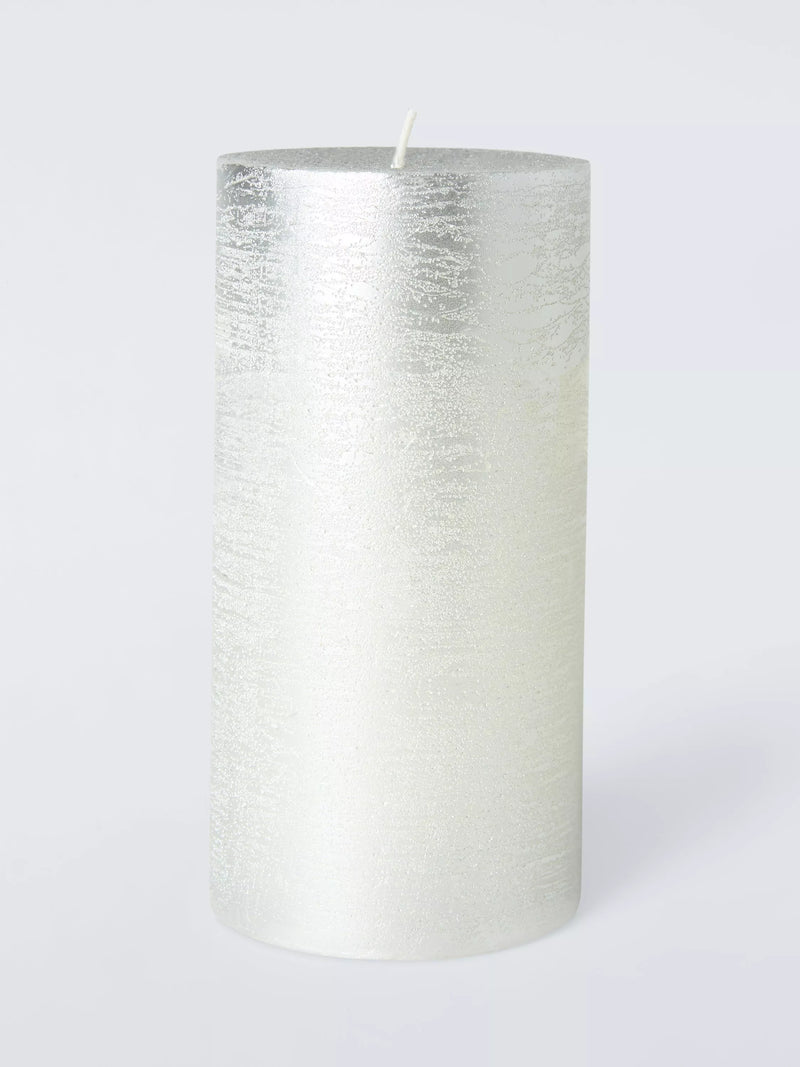 John Lewis rustic pillar candle 15 cm - British product