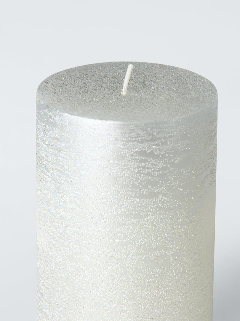 John Lewis rustic pillar candle 15 cm - British product
