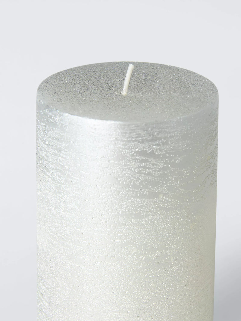 John Lewis rustic pillar candle 15 cm - British product