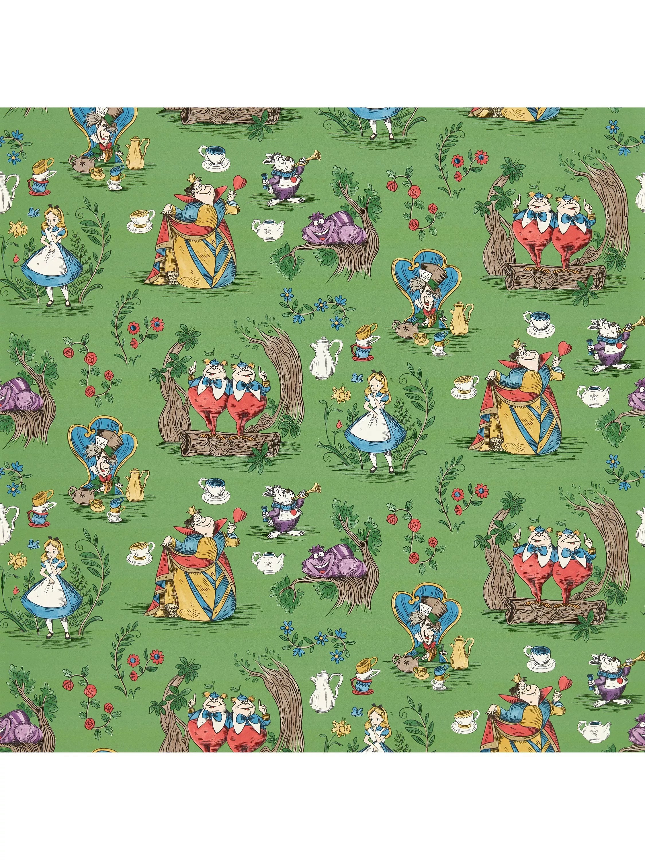 Sanderson Alice in Wonderland Wallpaper (British brand)