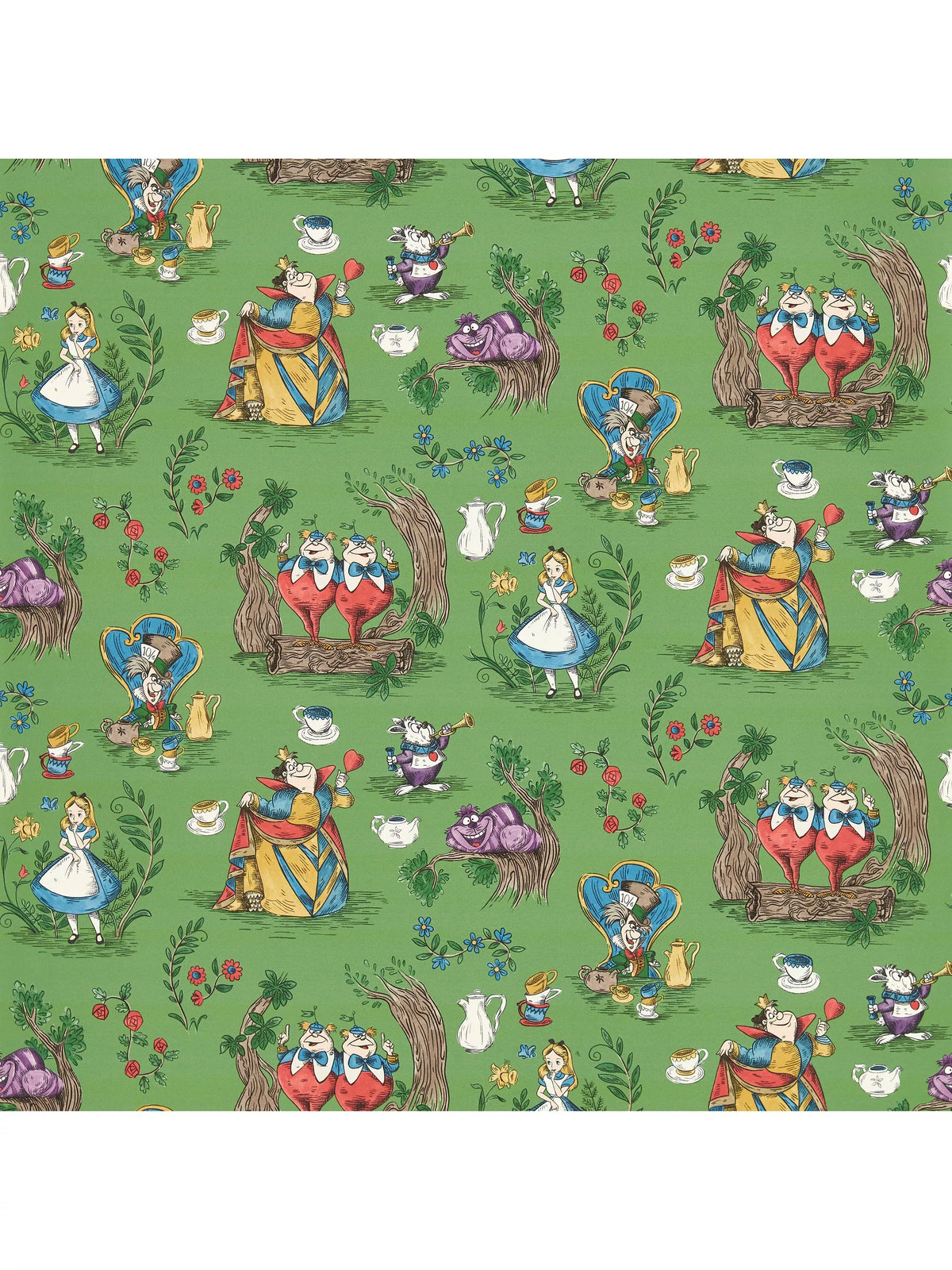 Sanderson Alice in Wonderland Wallpaper (British brand)