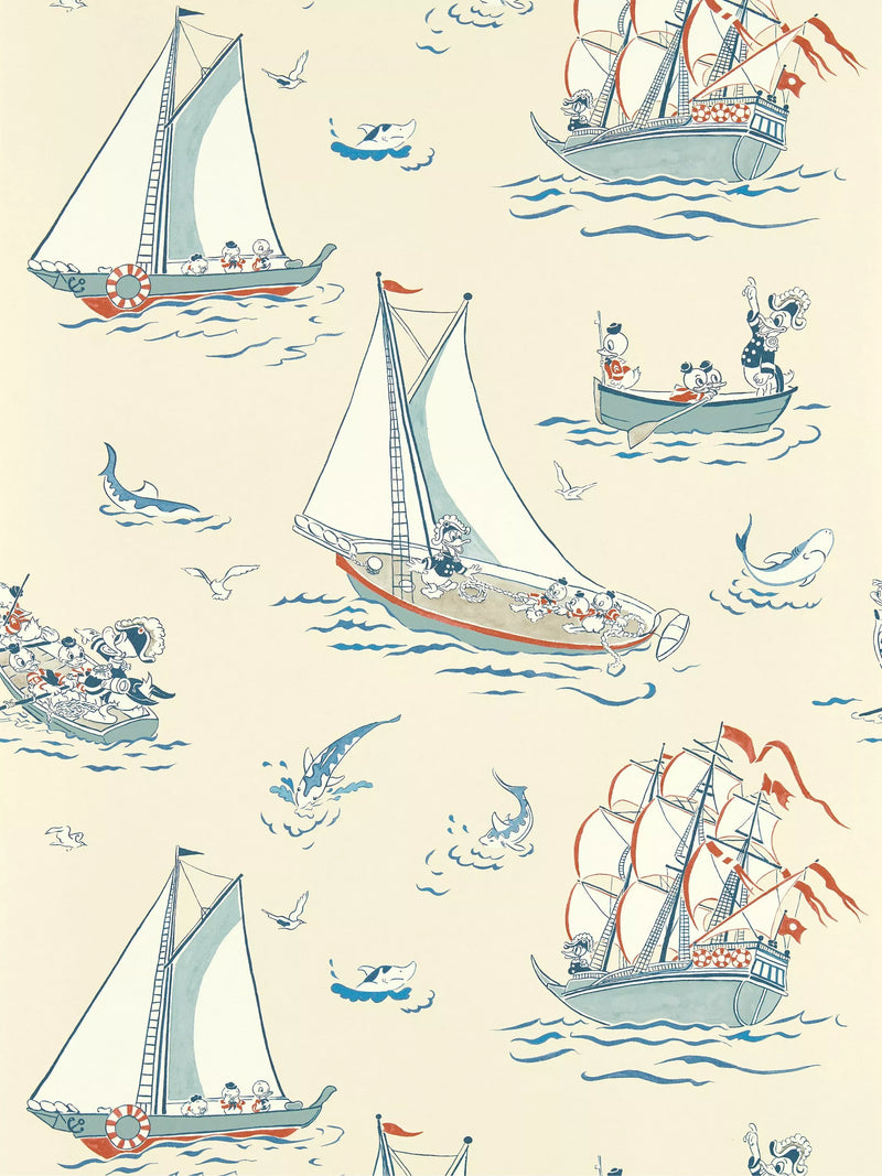 Sanderson Donald Duck wallpaper (British brand)